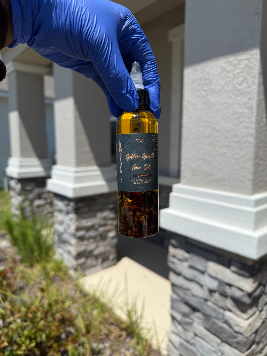 Ayurvedic & Cloves Hair Growth Oil 4oz Duo Handmade Healthy Haircare & Scalp Treatment to promote hair & nail growth