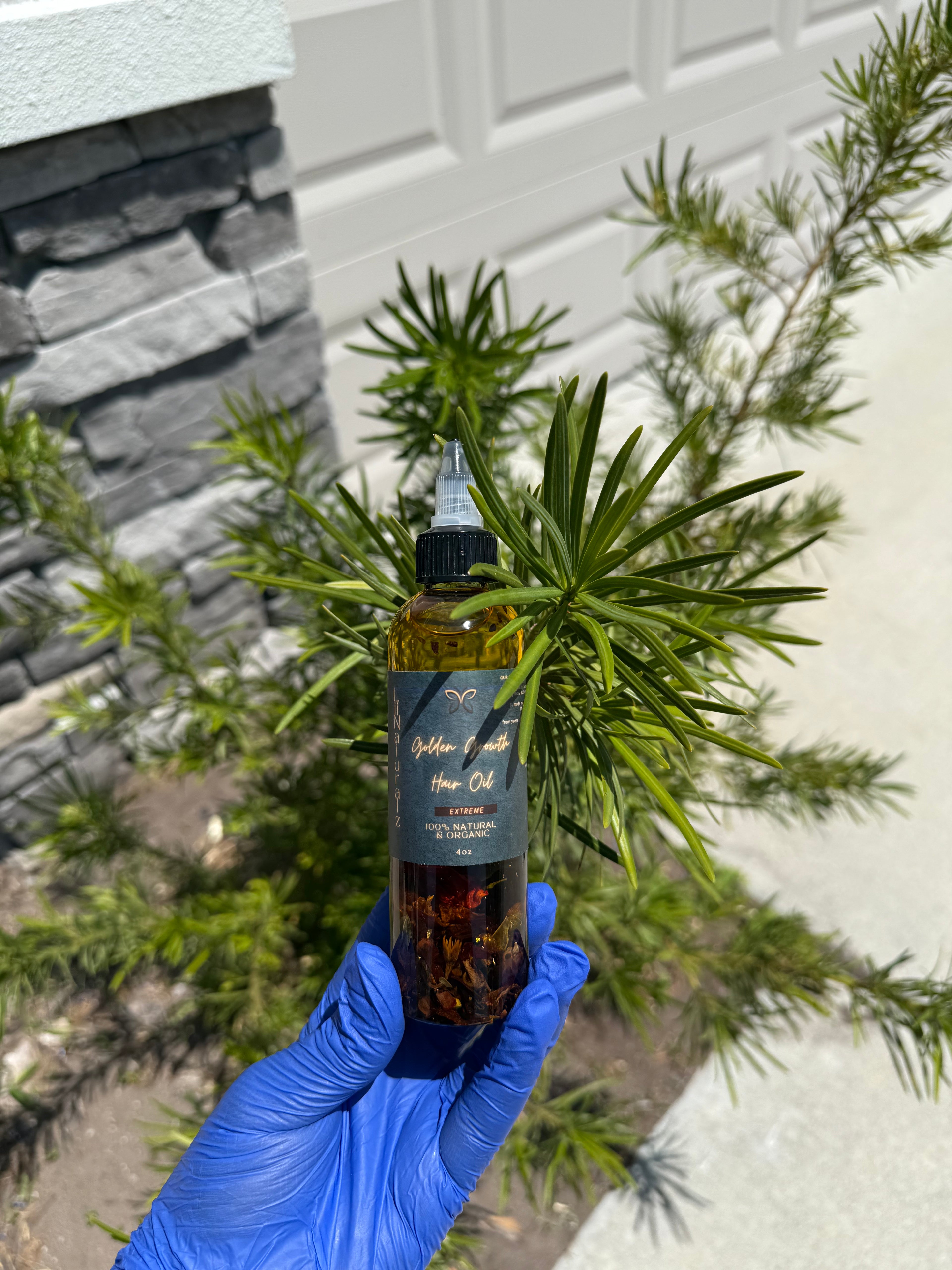 Ayurvedic & Cloves Hair Growth Oil 4oz Duo Handmade Healthy Haircare & Scalp Treatment to promote hair & nail growth