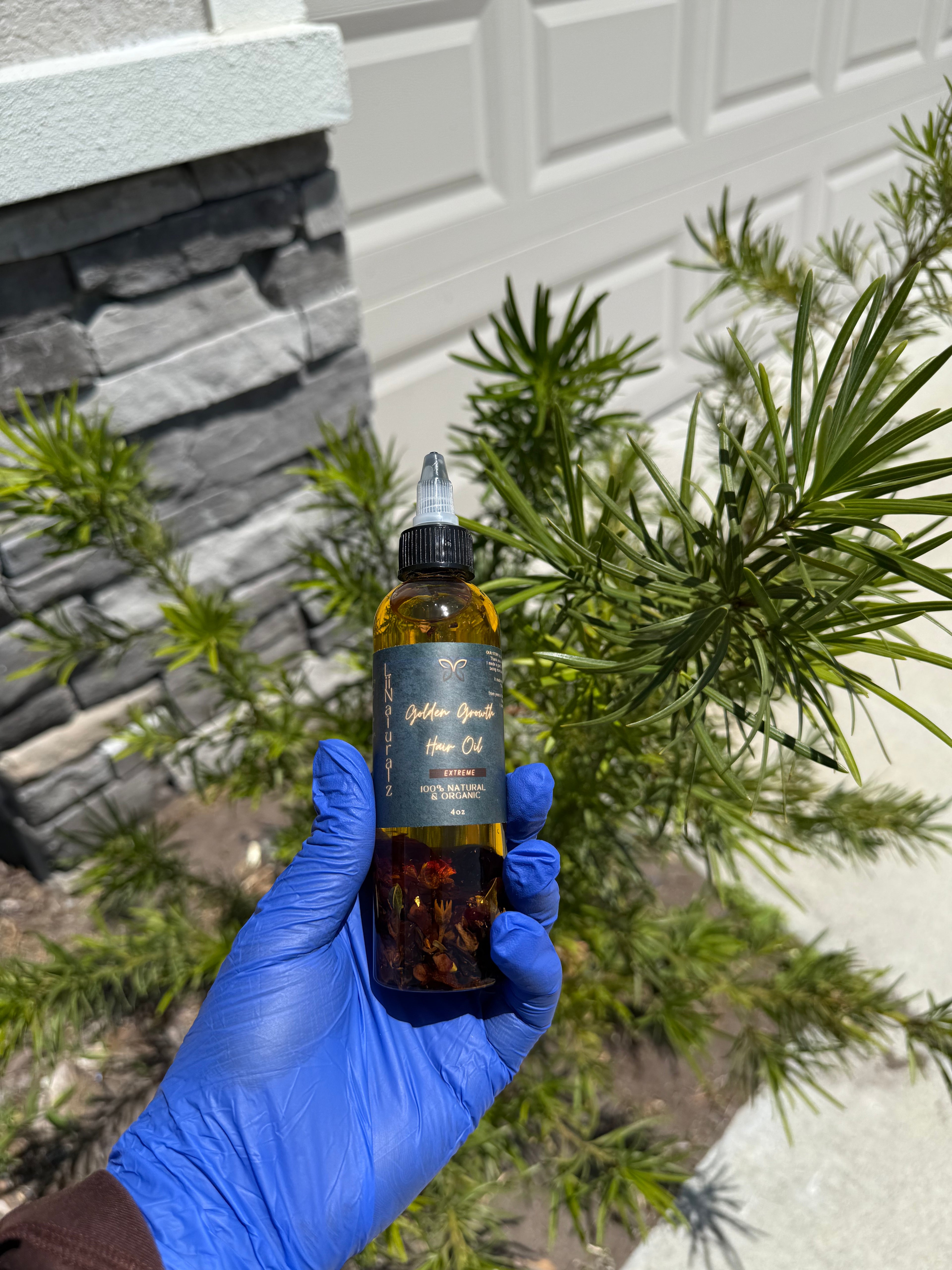 Ayurvedic & Cloves Hair Growth Oil 4oz Duo Handmade Healthy Haircare & Scalp Treatment to promote hair & nail growth