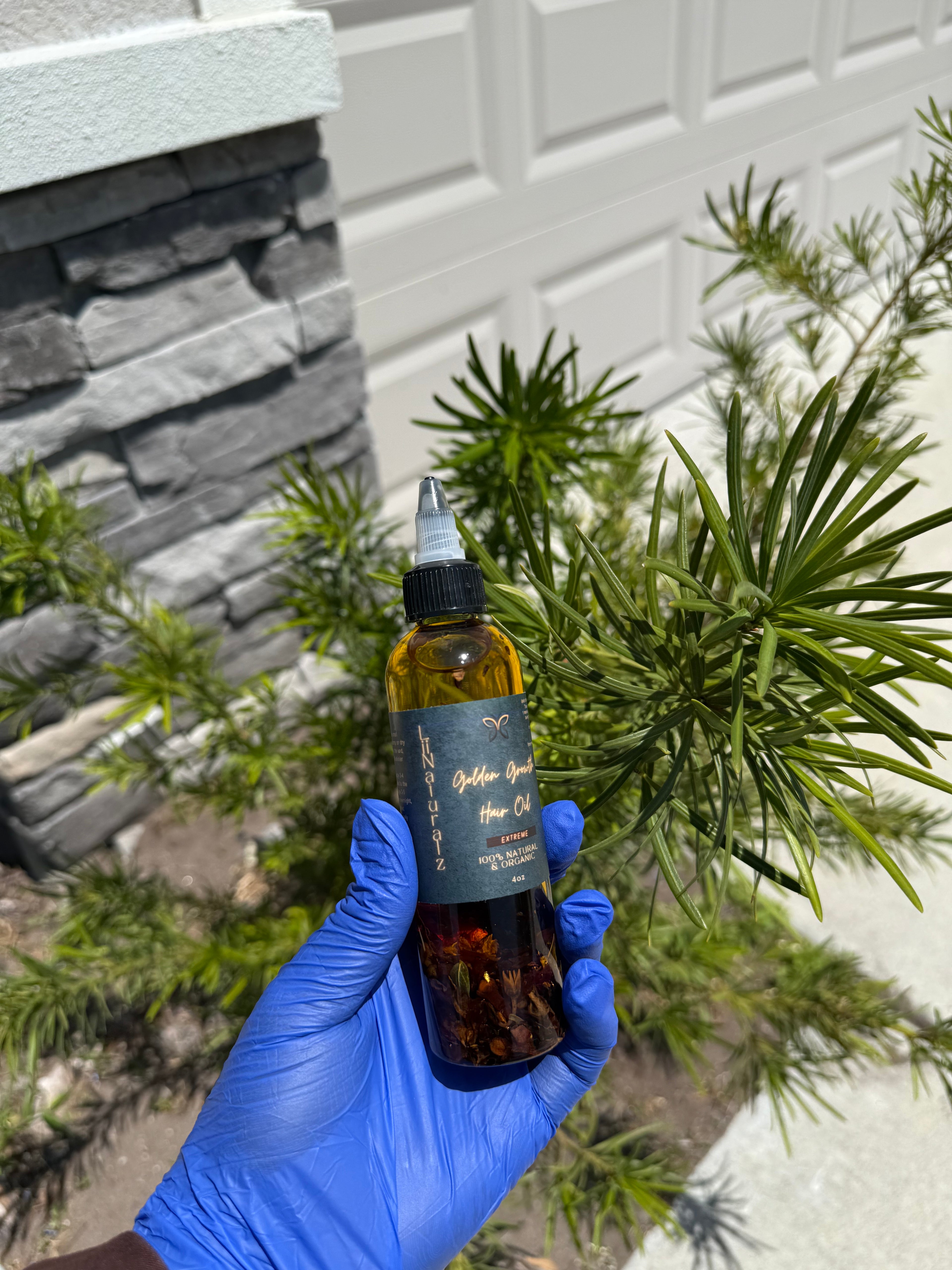 Ayurvedic & Cloves Hair Growth Oil 4oz Duo Handmade Healthy Haircare & Scalp Treatment to promote hair & nail growth