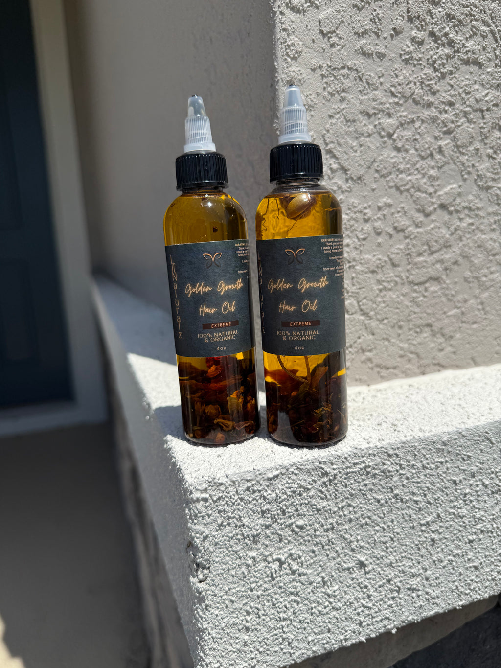 Ayurvedic & Cloves Hair Growth Oil 4oz Duo Handmade Healthy Haircare & Scalp Treatment to promote hair & nail growth