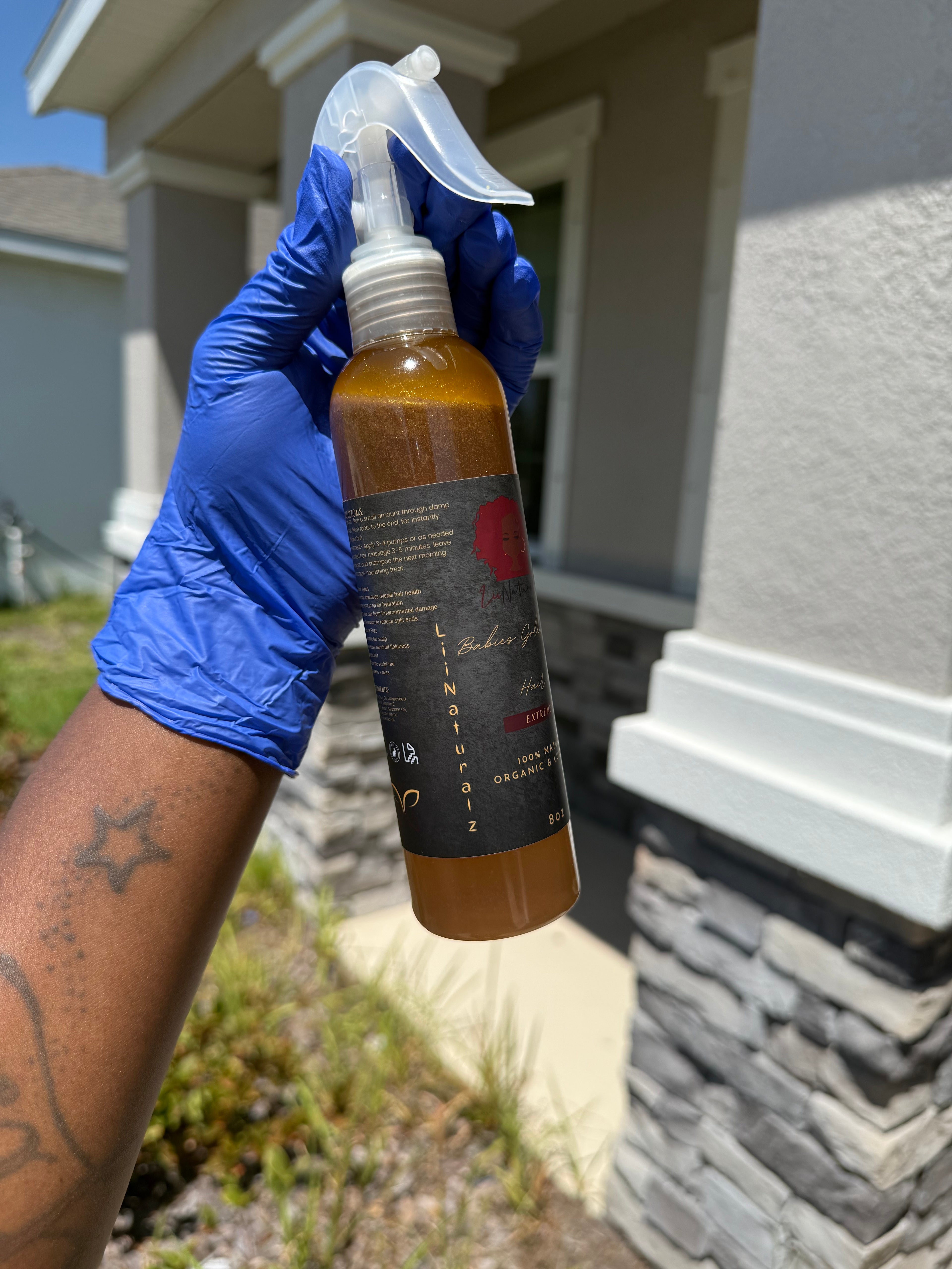 Rosemary & Clove Hair Growth Mist Vegan Formula with Essential Nutrients for Glowing Frizz Free Moisturized Hair 8 Fl Oz