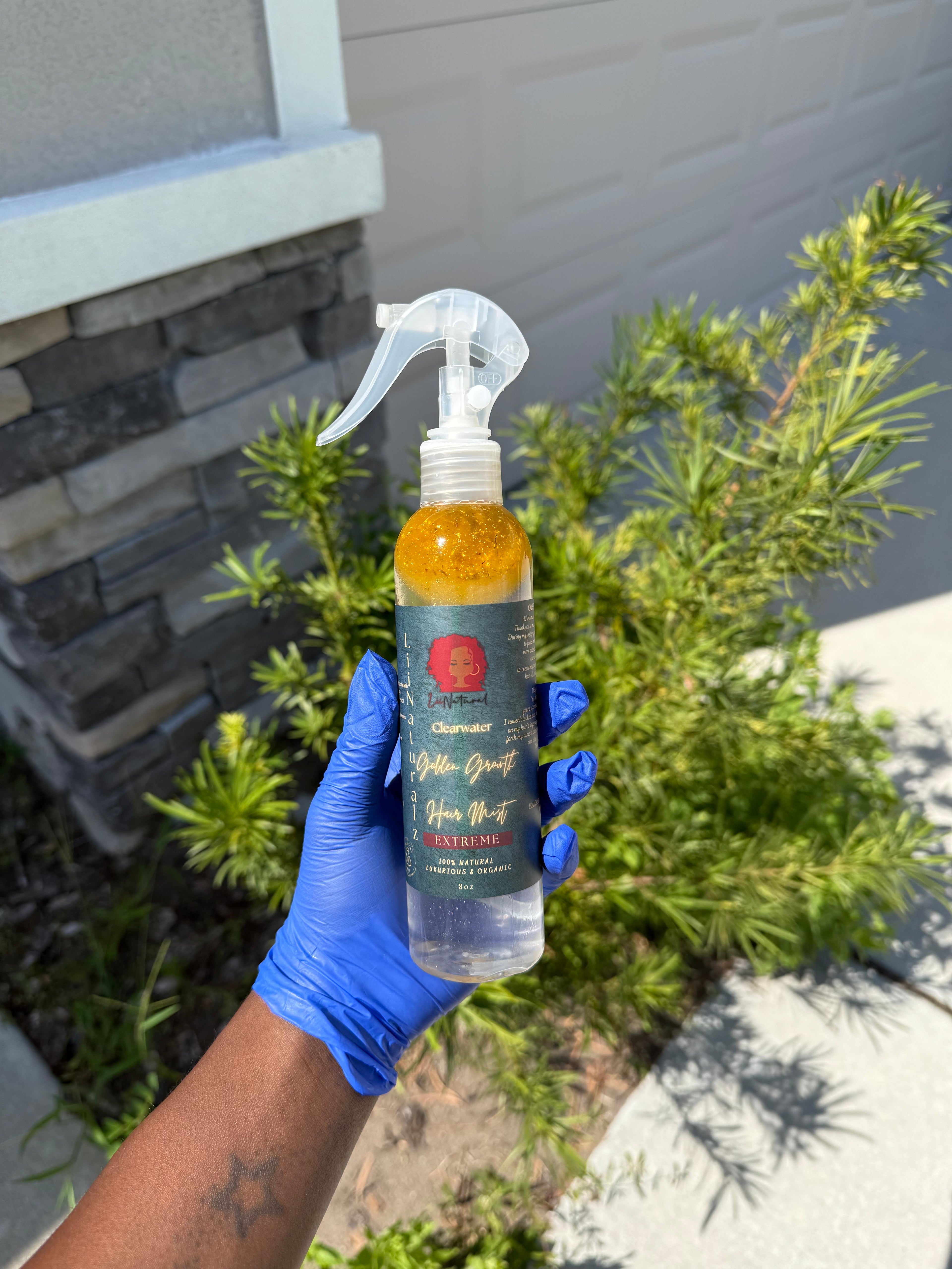 Clearwater Hair Growth Mist Formula with Essential Nutrients for Glowing Frizz Free moisturized hair, 8 Fl Oz Strawberry Shortcake Scent