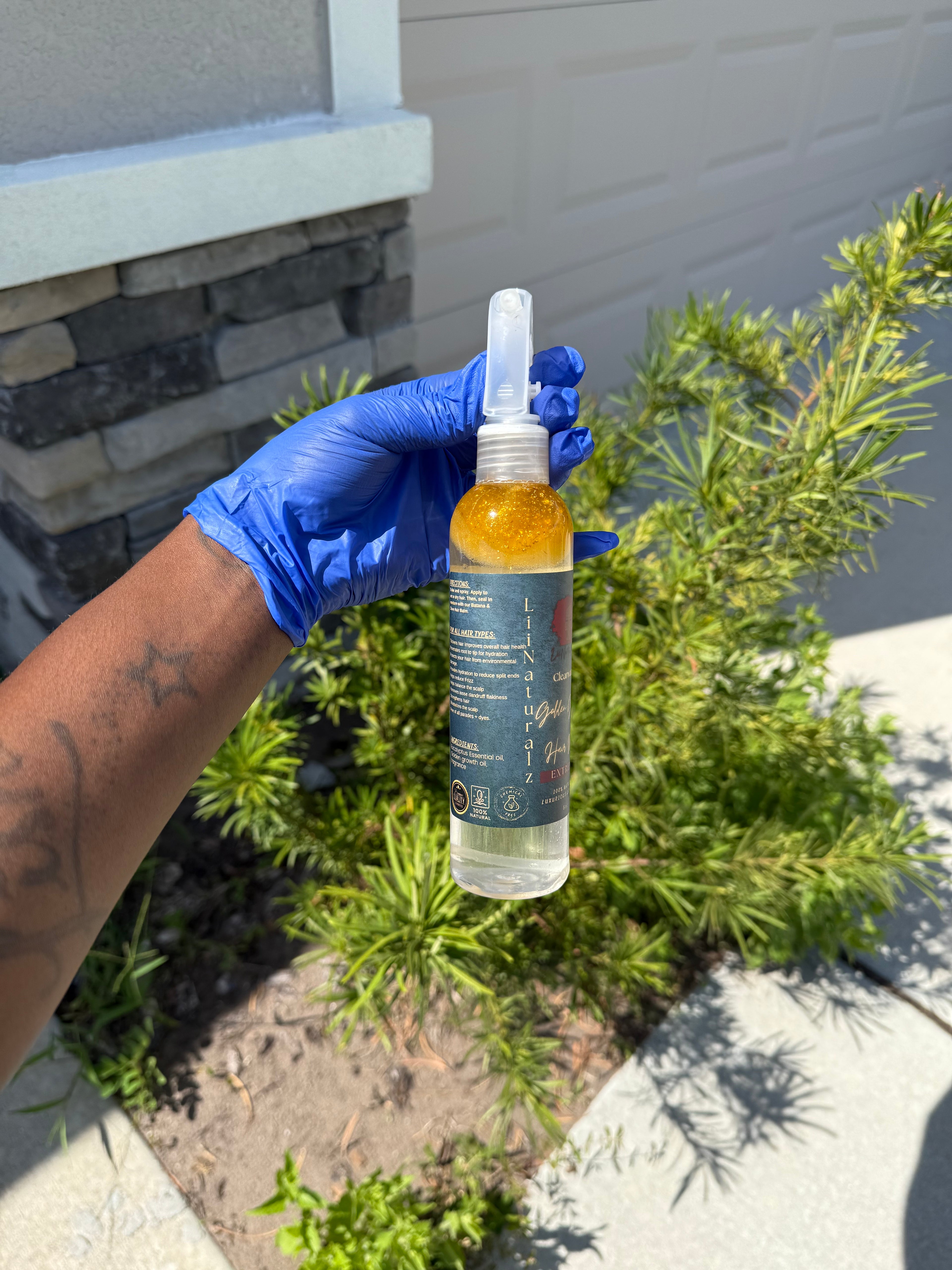 Clearwater Hair Growth Mist Formula with Essential Nutrients for Glowing Frizz Free moisturized hair, 8 Fl Oz Strawberry Shortcake Scent