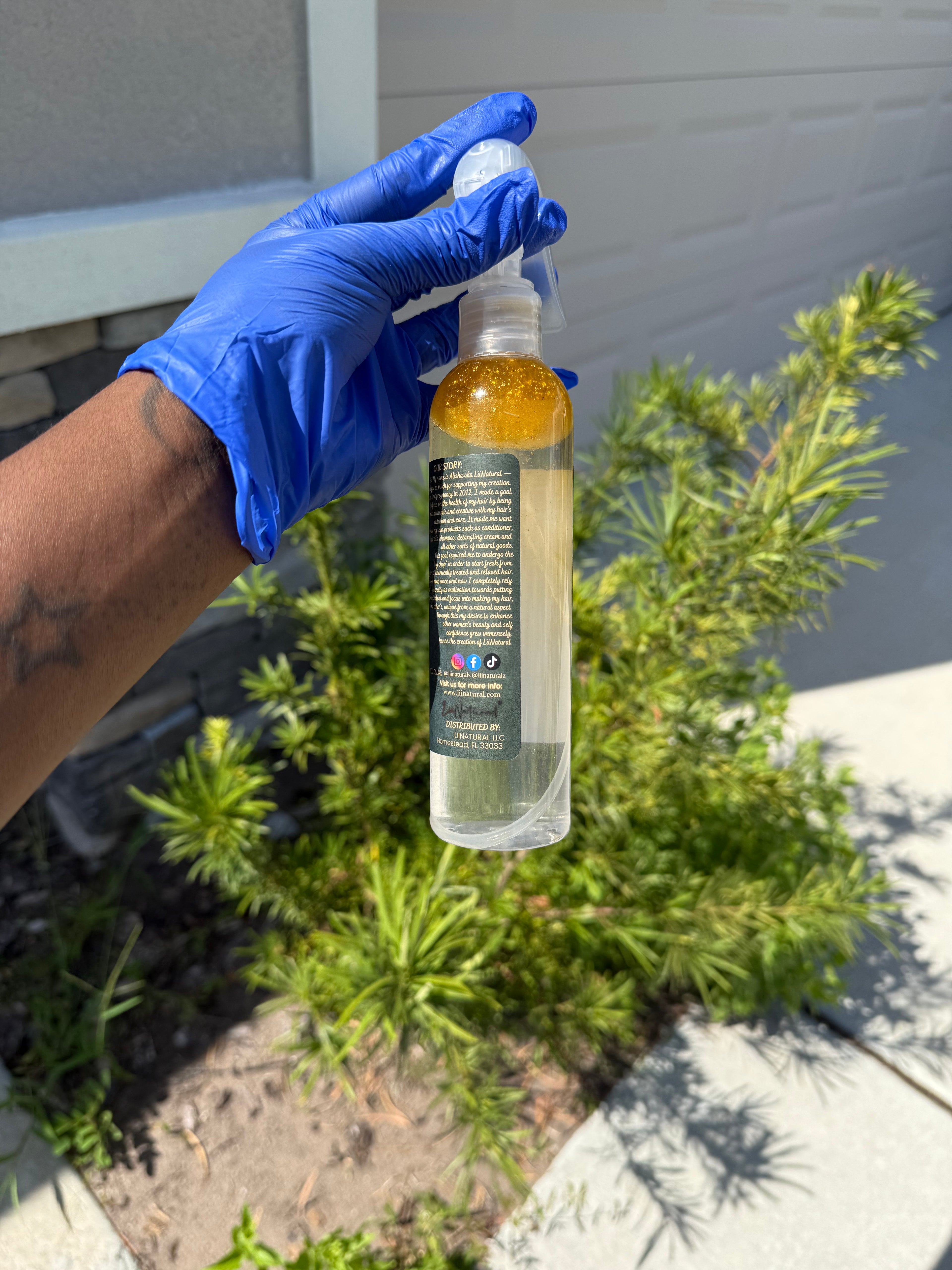 Clearwater Hair Growth Mist Formula with Essential Nutrients for Glowing Frizz Free moisturized hair, 8 Fl Oz Strawberry Shortcake Scent