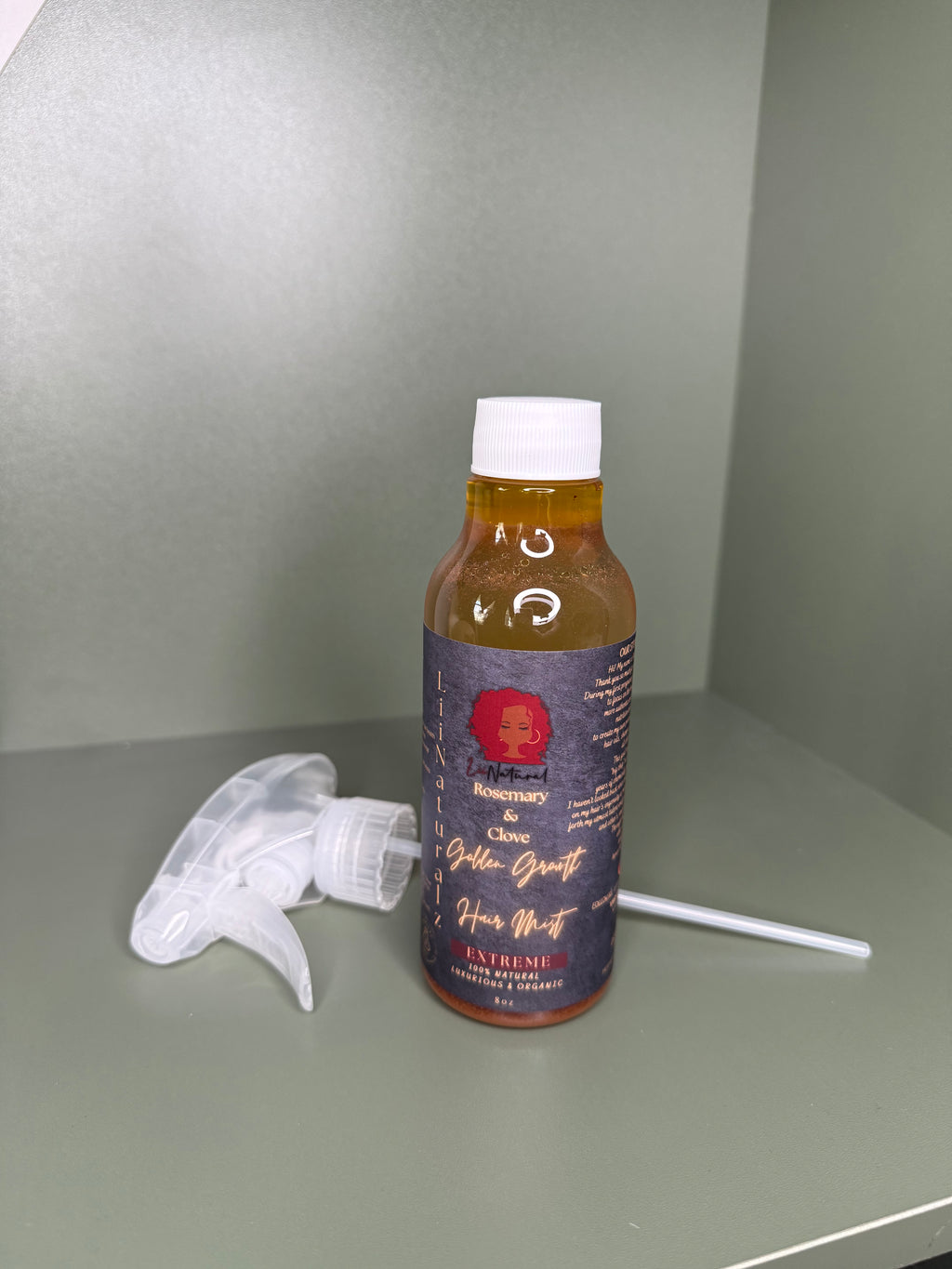 Rosemary & Clove Hair Growth Mist Vegan Formula with Essential Nutrients for Glowing Frizz Free Moisturized Hair 8 Fl Oz