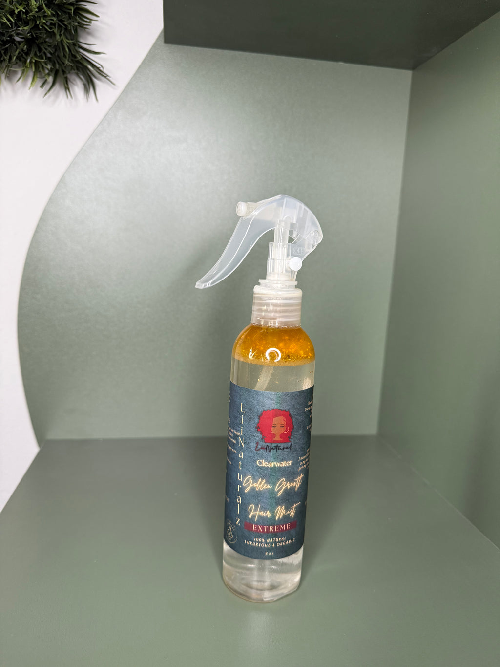 Clearwater Hair Growth Mist Formula with Essential Nutrients for Glowing Frizz Free moisturized hair, 8 Fl Oz Strawberry Shortcake Scent