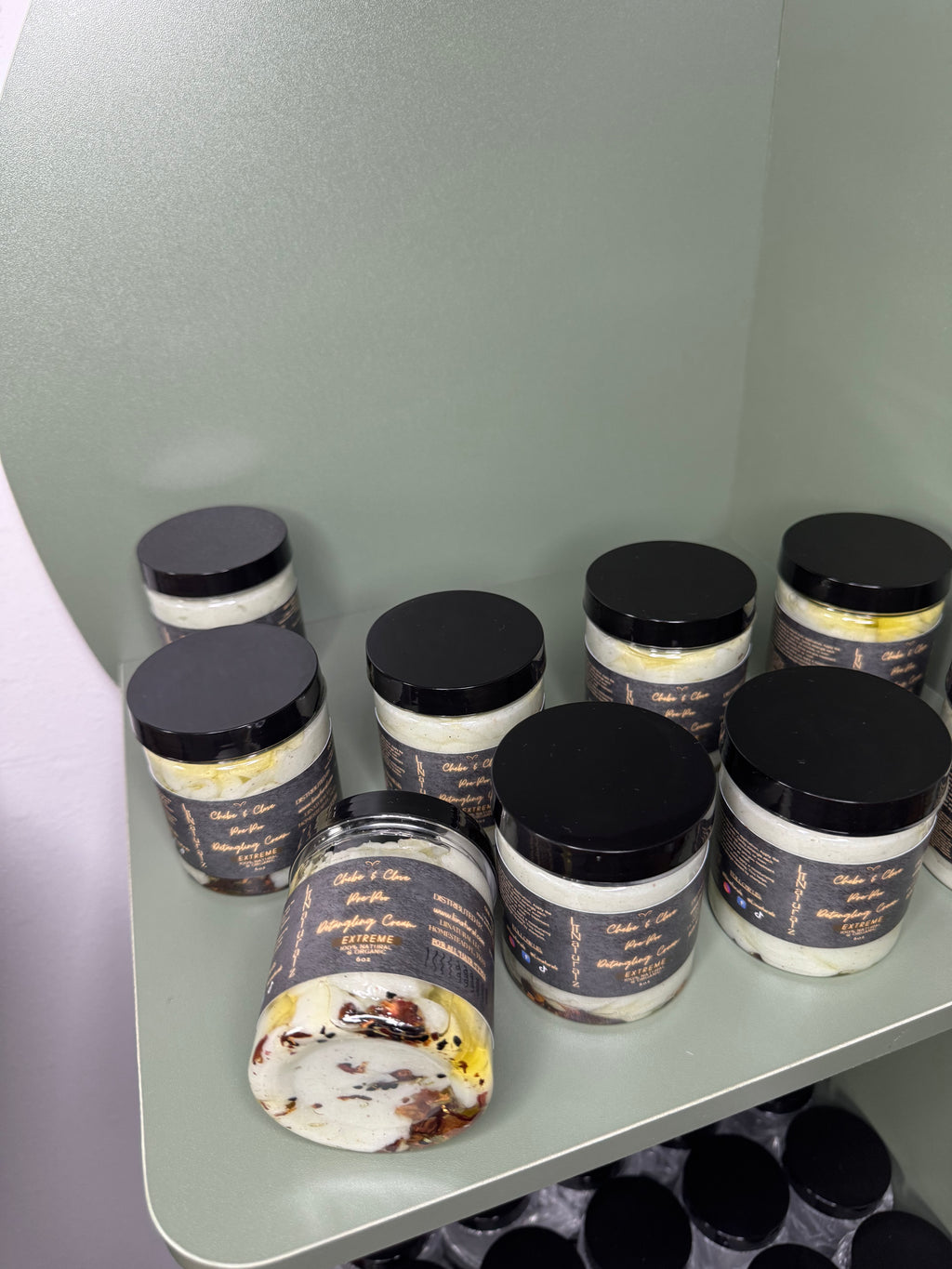 Golden Growth Chebe & Clove Pre-Poo Detangling Cream 6oz Haircare Moisturizer Before Shampoo Hair Treatment Mask Hydrating Repair for Type 4 Hair Moisture Daily